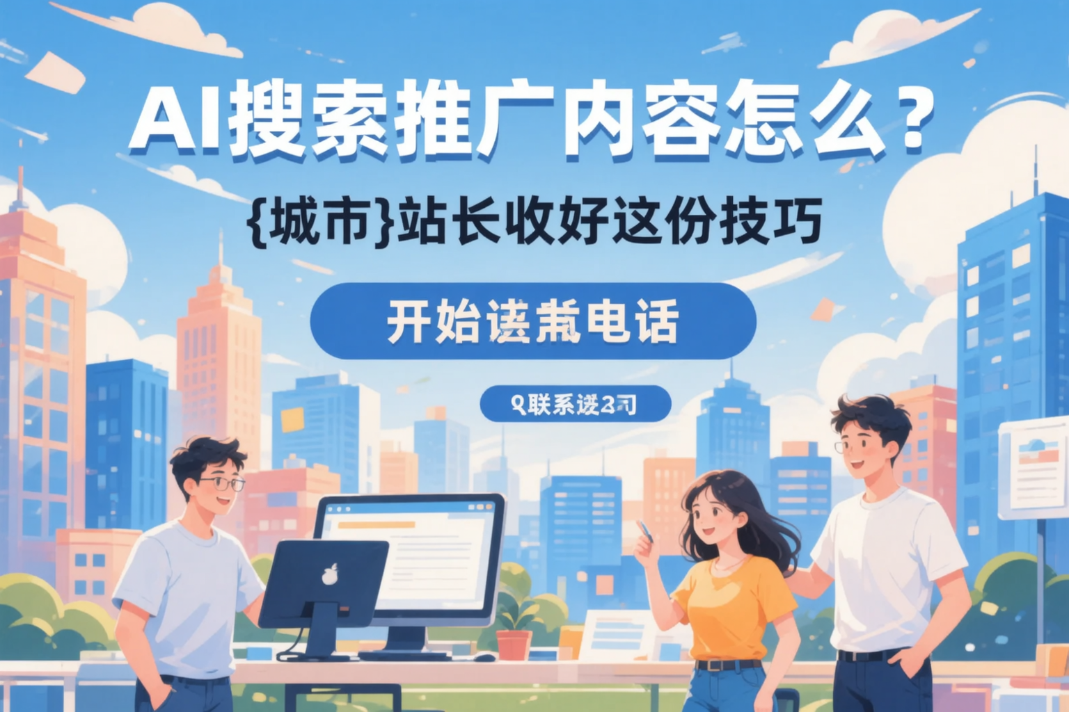 AI搜索推广内容怎么写？城区站长收好这份技巧